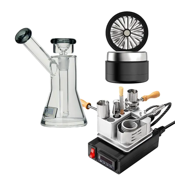 Bundle: One Hit Wonder Ball Vape + Tyson 2.0 Bubbler + Flower Mill