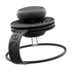 Focus V Swivel Black - glass air path silicone sleeve