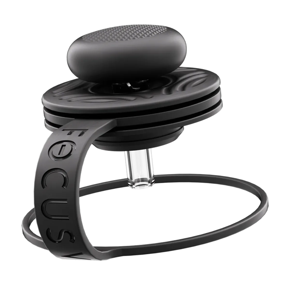Focus V Swivel Black - glass air path silicone sleeve