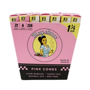 Blazy Susan Pink Paper Cones Pre-Rolled – product image