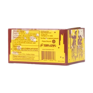 Terp Wipes – 70-pack ethyl alcohol cotton cleaning wipes with cleaning sticks