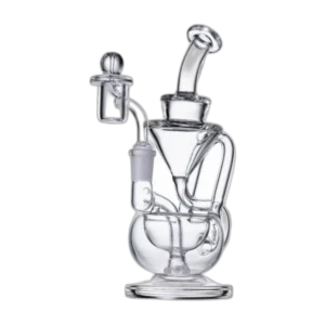 Human Grade 8" Recycler 1A Dab Rig - 8 inch recycler dab rig