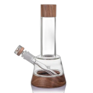 MJ Arsenal Alpine Lookout Water Pipe - 10.25 inch walnut-accented water pipe