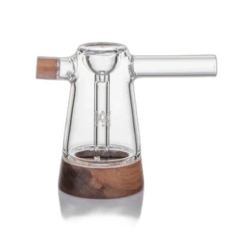MJ Arsenal Alpine Mesa Bubbler - compact walnut-accented bubbler