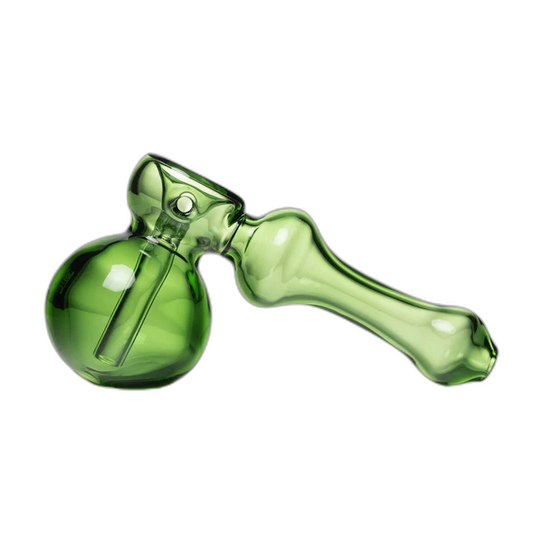 Human Grade Hammer Bubbler - 5.2" borosilicate glass with straight perc