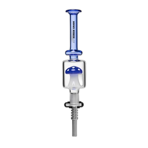 Human Grade Shroom Nectar Collector - 9.5" borosilicate glass with shower perc