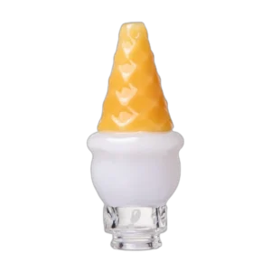 BIGFUN! Ice Cream Pivot Top – handmade borosilicate glass cone top for Puffco Pivot