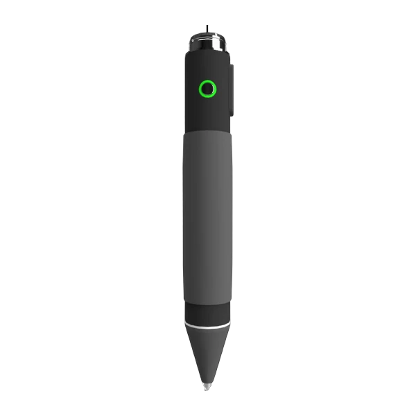 Penjamin pen with the top cover off, showing the 510 connection and the ink tip
