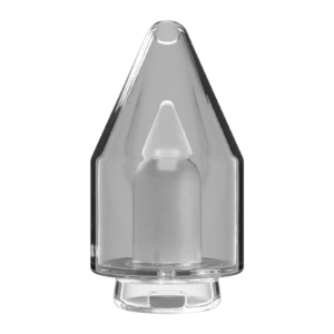 Focus V CARTA 3 Glass Top, straight on view of the glass with frosted inner column