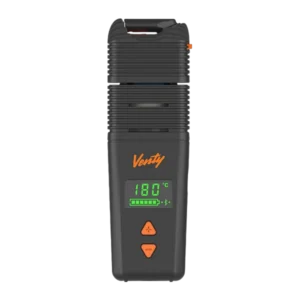 Storz & Bickel Venty, front view with the LC display and temperature buttons