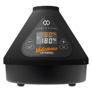 Storz & Bickel VOLCANO HYBRID Desktop Vaporizer - Onyx desktop unit, front view