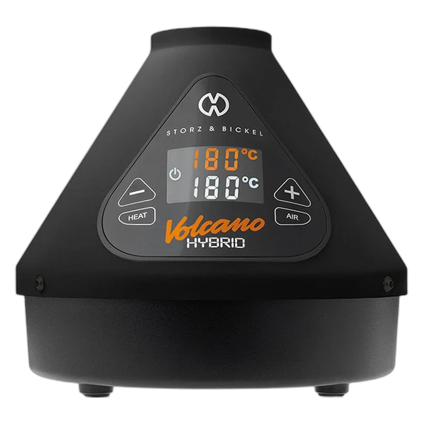 Storz & Bickel VOLCANO HYBRID Desktop Vaporizer - Onyx desktop unit, front view